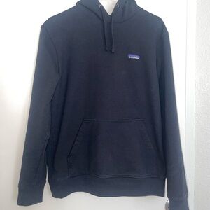 Patagonia Unisex Black Hoodie uprisal hoody regular fit